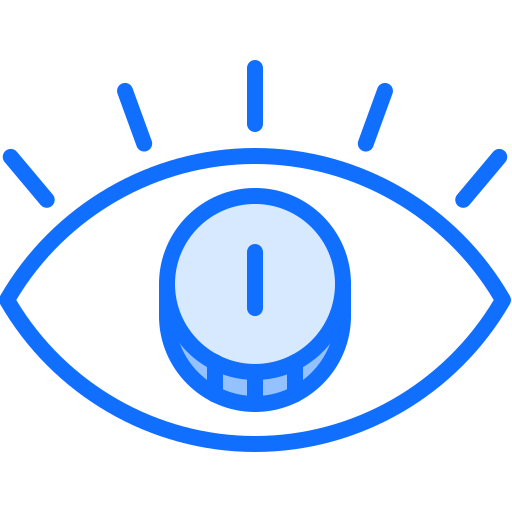 Eye Coloring Blue icon