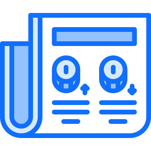 신문 무료 아이콘