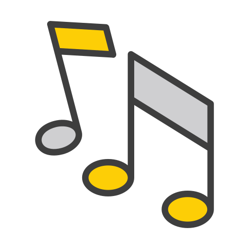 notas musicales icono gratis