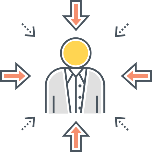 Downsizing Generic color lineal-color icon