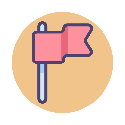 Flag free icon Flag free icon
