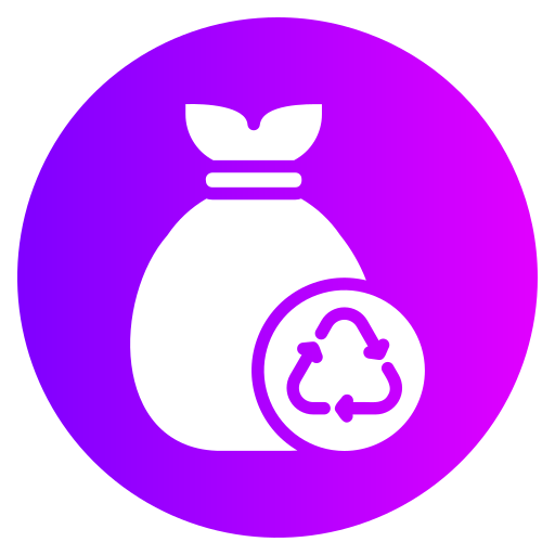 bolsa de reciclaje icono gratis