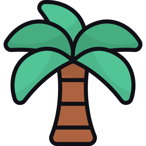 palmera icono gratis