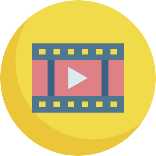 carrete de película icono gratis