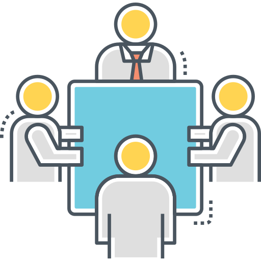 reunión icono gratis