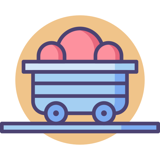 Mining train free icon Mining train free icon