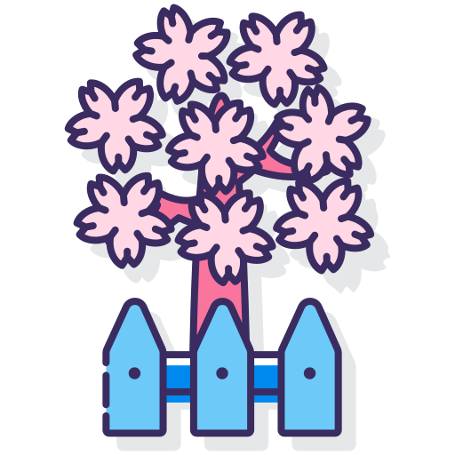 arbol de sakura icono gratis