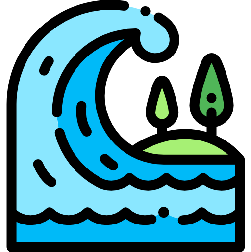 tsunami icono gratis