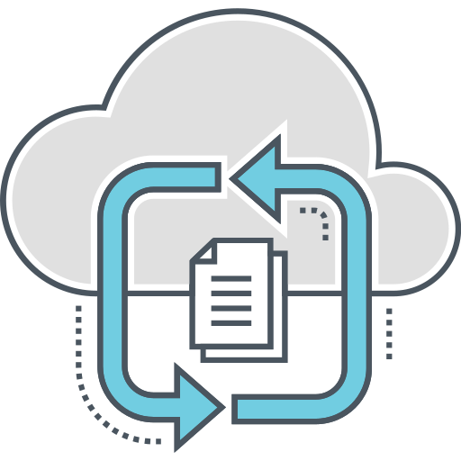 Sychronizing free icon