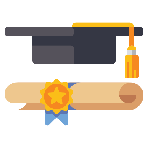 graduación icono gratis