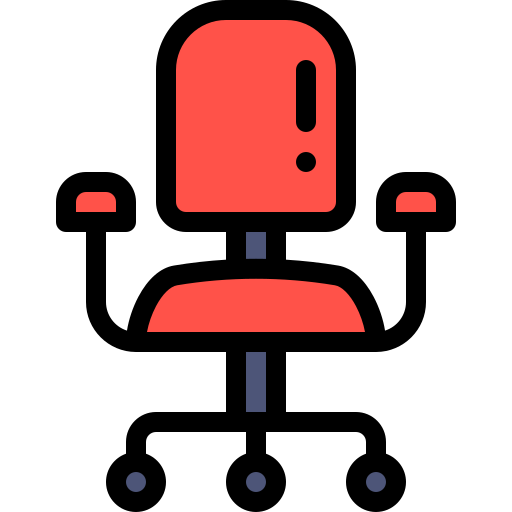 Desk chair - Free buildings icons