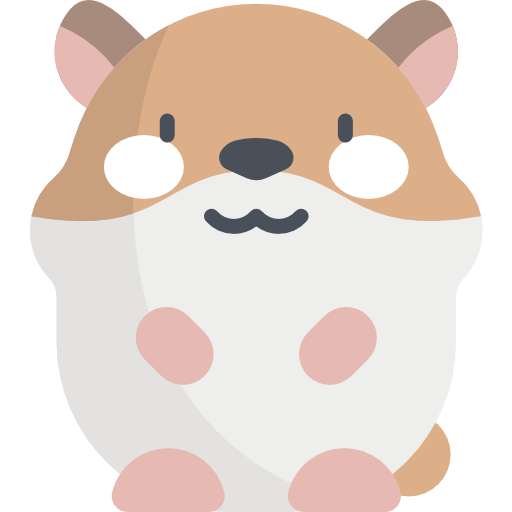 Hamster Kawaii Flat icon