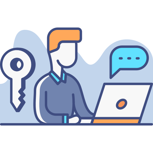 Business generic color lineal color icon