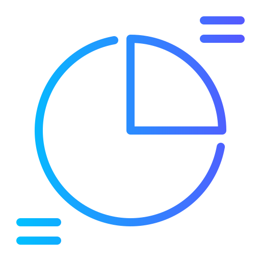 gráfico circular icono gratis