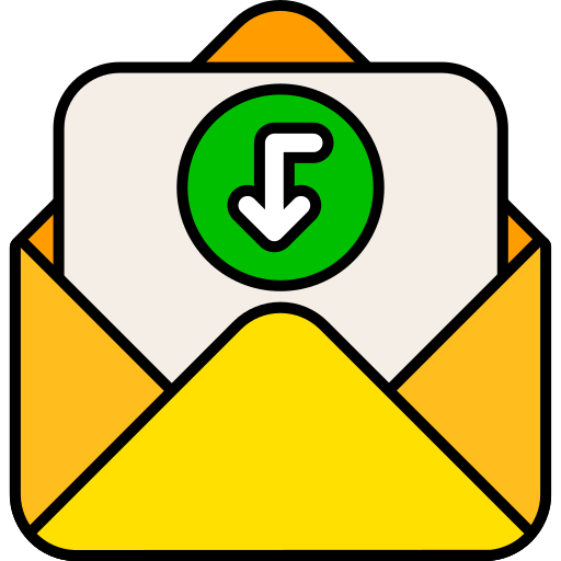 recibir correo icono gratis