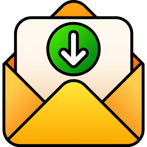 recibir correo icono gratis