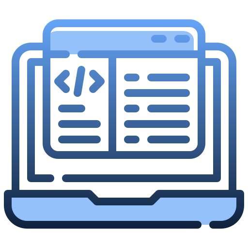 Coding Generic gradient lineal-color icon