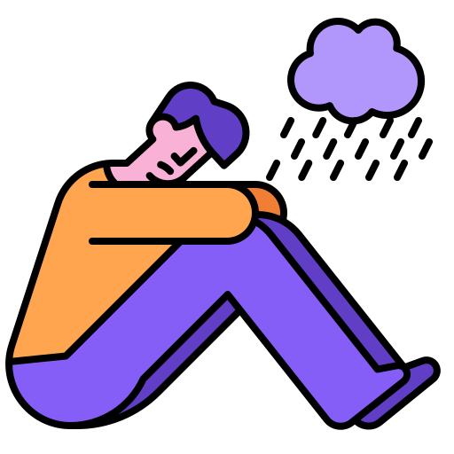 Loneliness Generic color outline icon