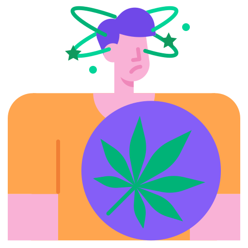 Marijuana Generic color fill icon