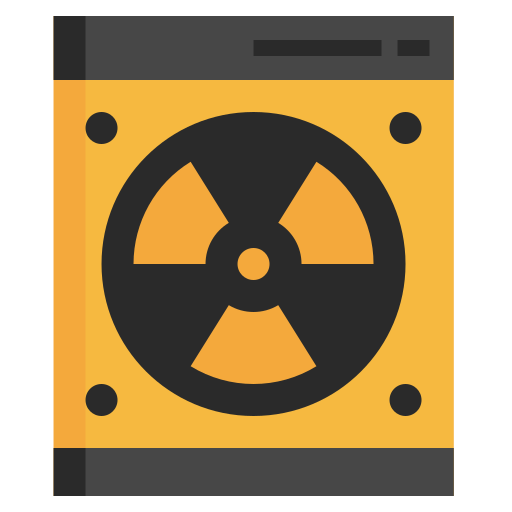 radioactivo icono gratis