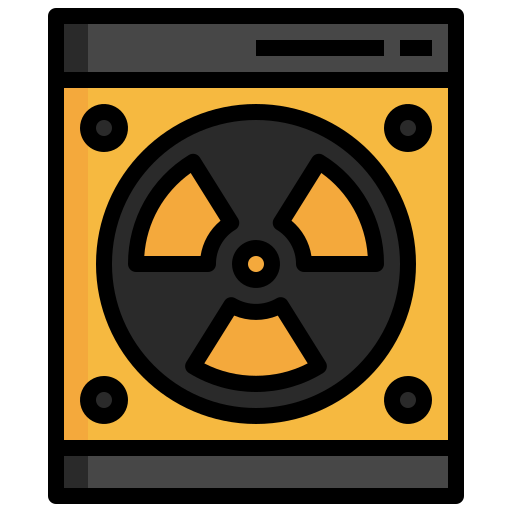 radioactivo icono gratis