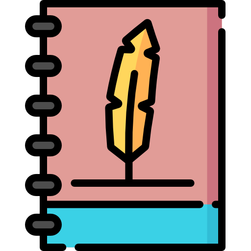 bloc de dibujo icono gratis