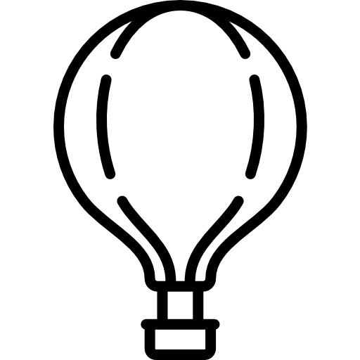 globo aerostático icono gratis