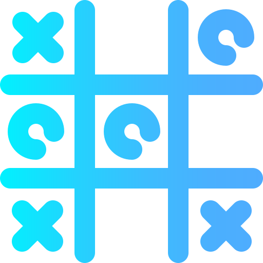 tic tac toe icono gratis