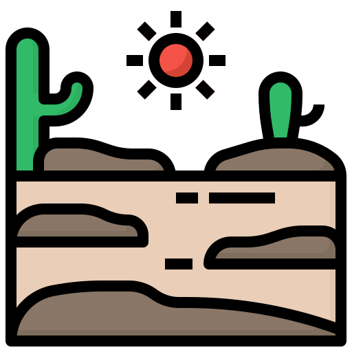 desierto icono gratis