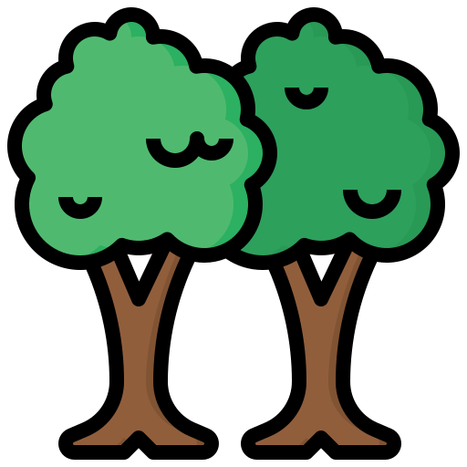 Forest Generic color outline icon