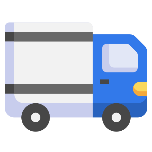 camión de reparto icono gratis