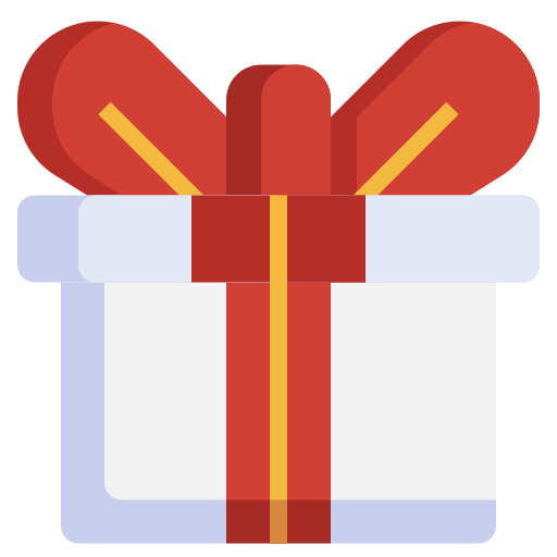 caja de regalo icono gratis