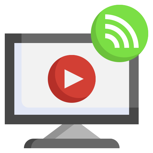 televisión inteligente icono gratis