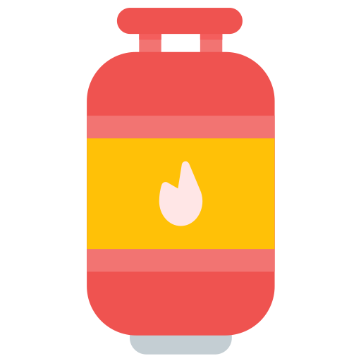 Gas cylinder Generic color fill icon