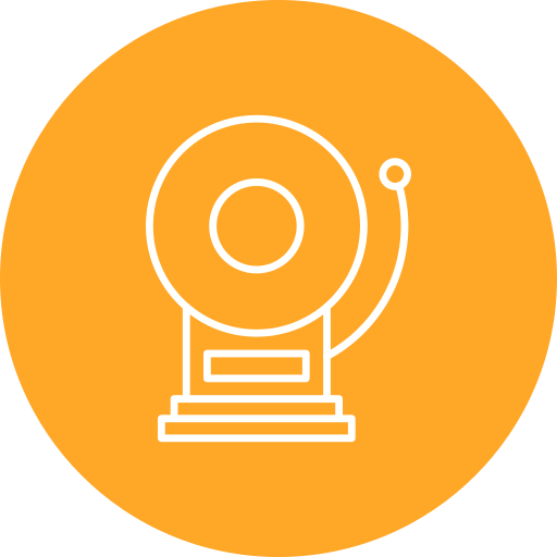 alarma de incendios icono gratis