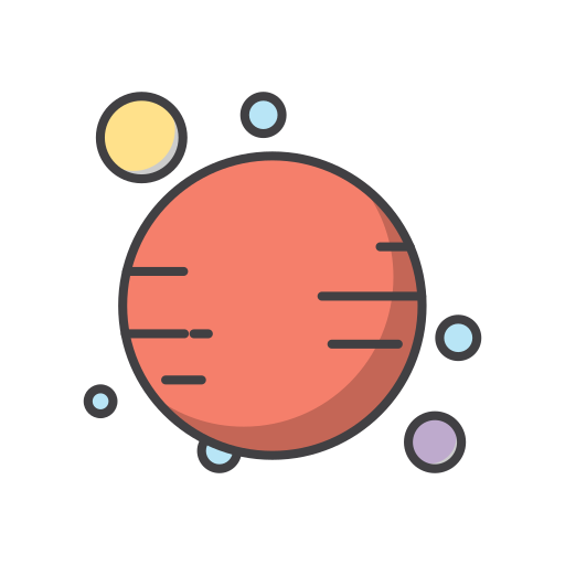 Planet Generic color outline icon