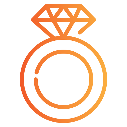 bague de fiançailles Icône gratuit