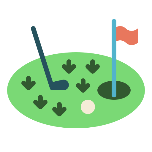 Golf Generic color fill icon