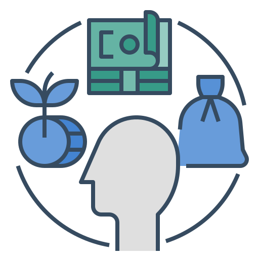 financiero icono gratis
