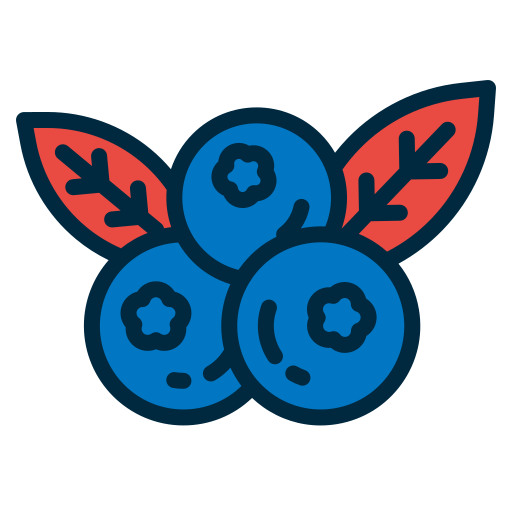 Blueberry Generic Color Outline Icon