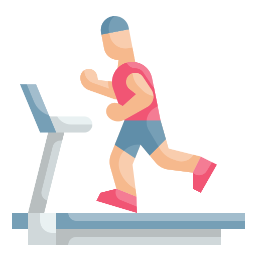 Treadmill Wanicon Flat Icon