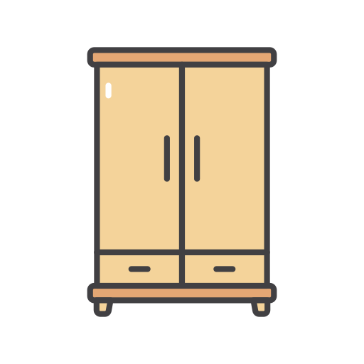 Wardrobe - Free furniture and household icons