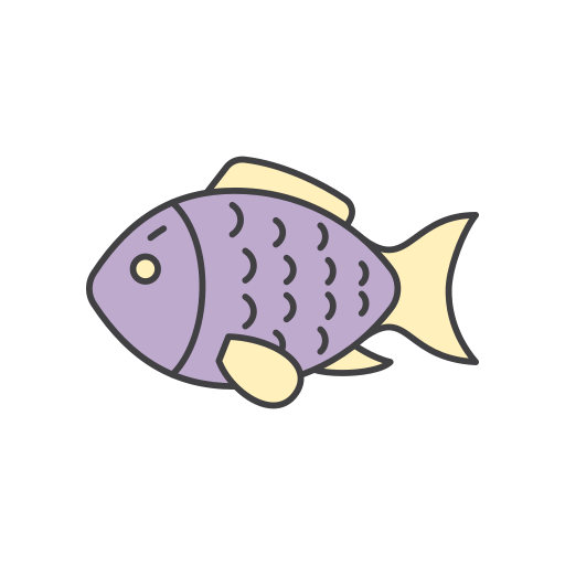 Fish Generic color outline icon