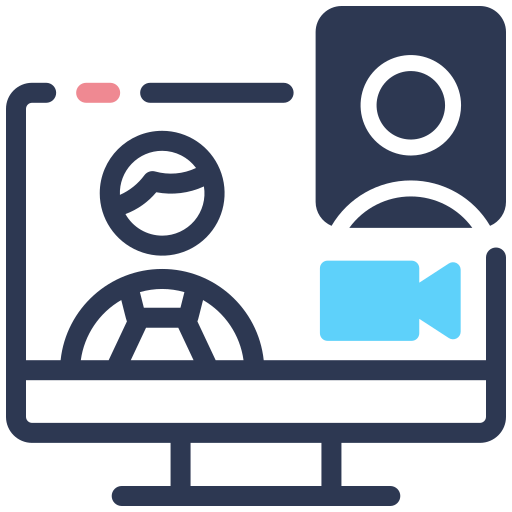 videollamada icono gratis