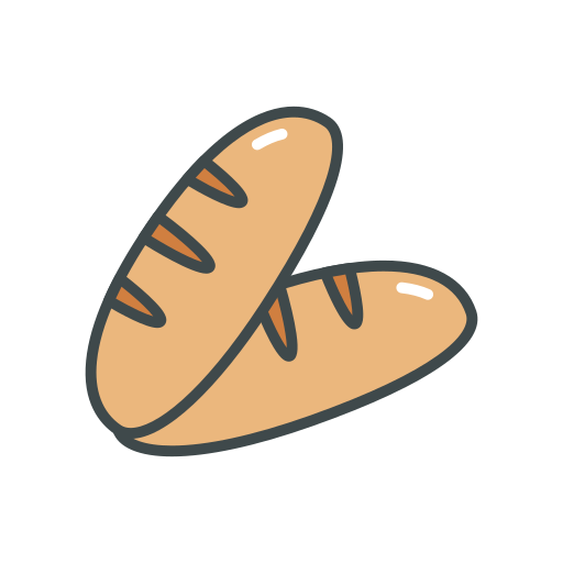 Bread Generic color outline icon