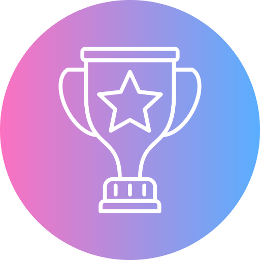 Award Generic gradient fill icon