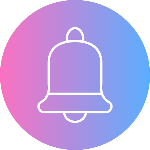 campana de notificación icono gratis