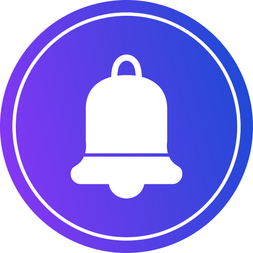 campana de notificación icono gratis