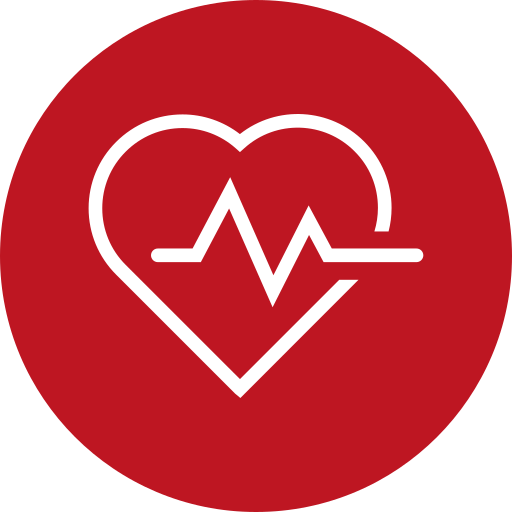 Heartbeat Generic color fill icon