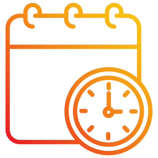 Schedule Generic gradient outline icon